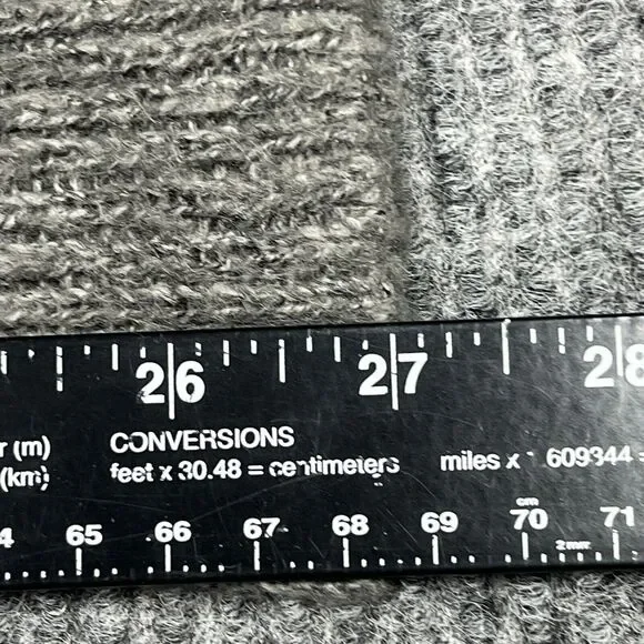 Torrid Open Front Cardigan Sweater Women Size 5 Gray Long Length Knit Boho Chic - Picture 12 of 12